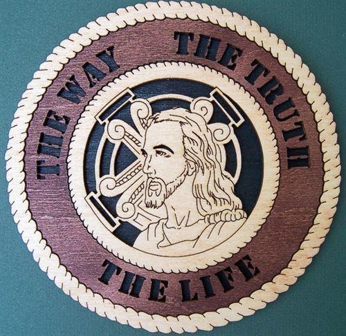 Laser Pics and Gifts: 12" 3-D JESUS Spiritual Plaque - Laser Pics & Gifts
