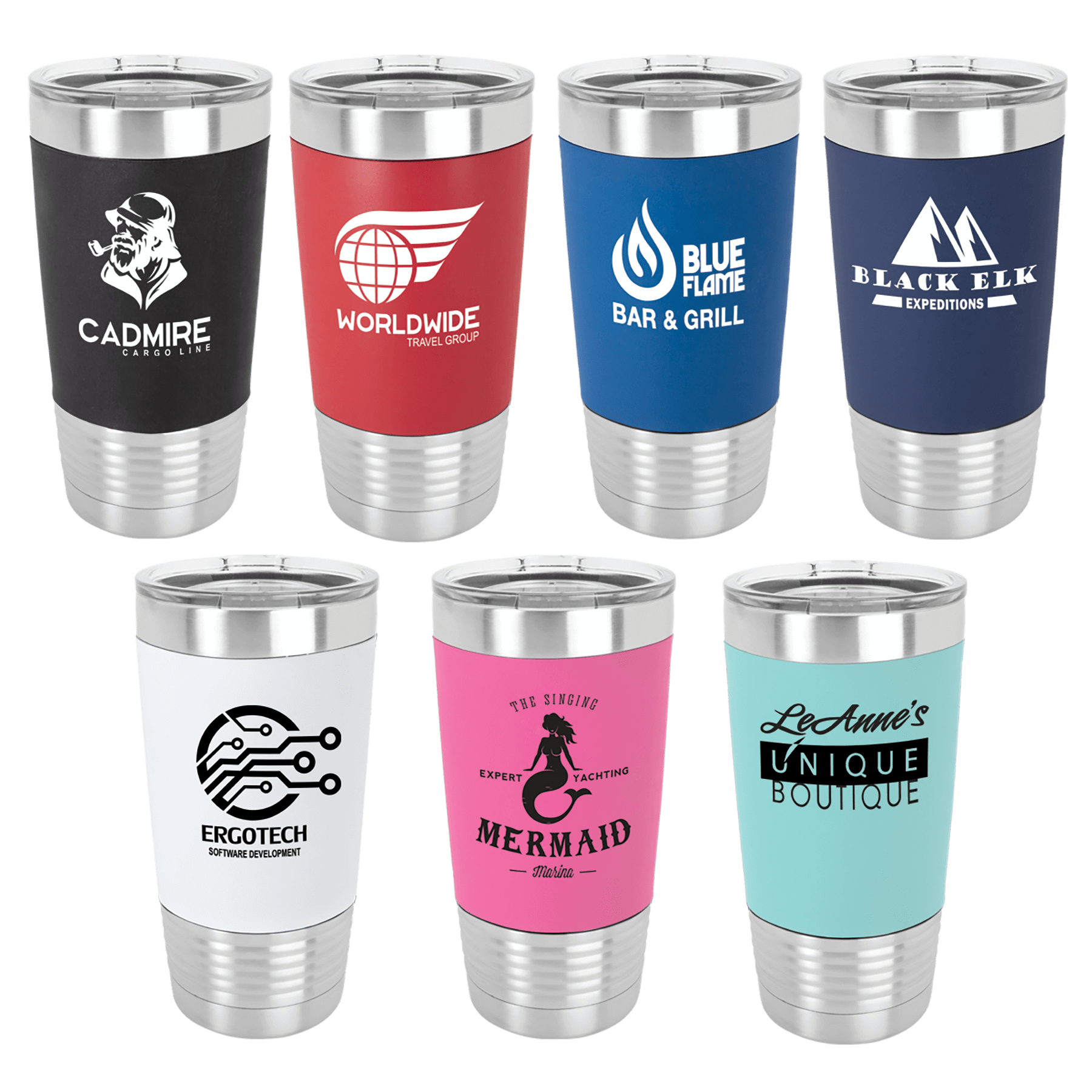 20oz Tumblers with Silicone Grip