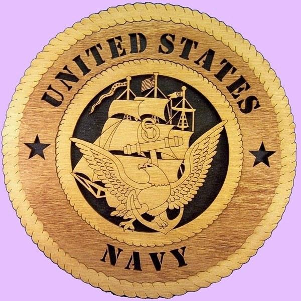 Laser Pics and Gifts: 12" NAVY ENLISTED Plaque - Laser Pics & Gifts