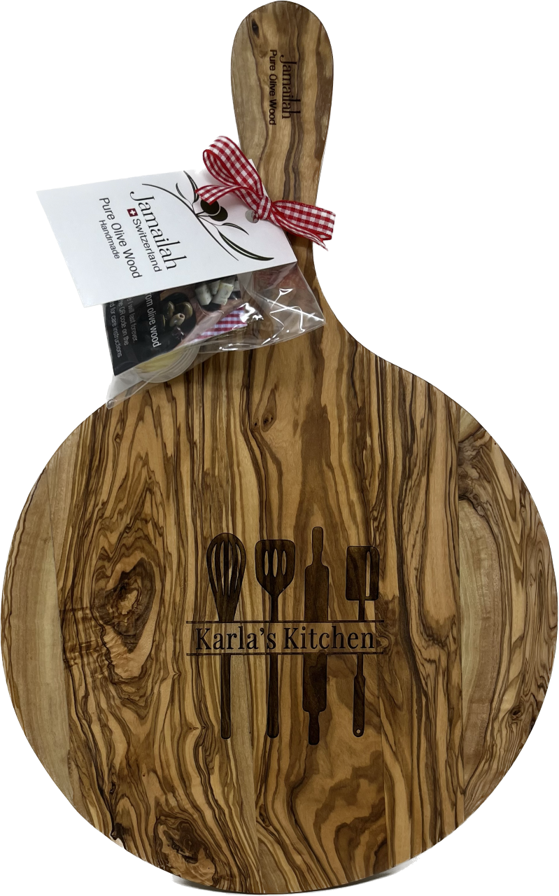 Pizza & Cheese Board – Olive Wood