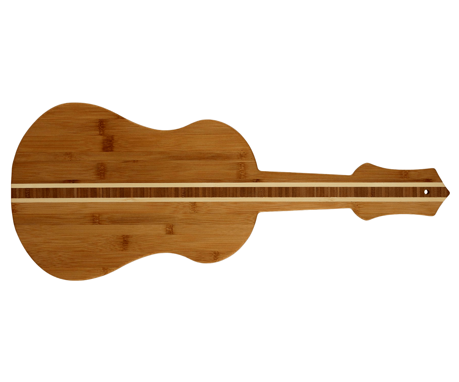 Guitar/Ukulele Bamboo Serving and Cutting Board