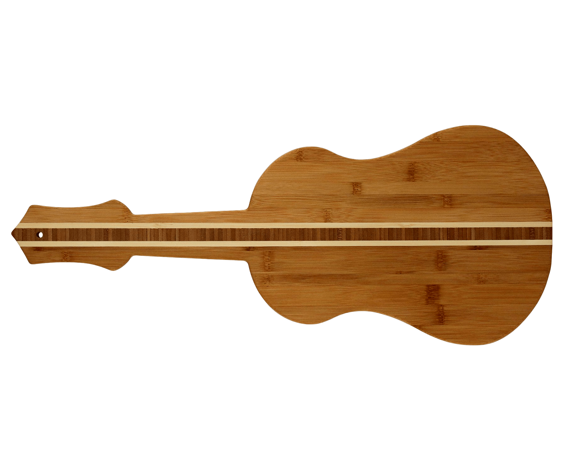Guitar/Ukulele Bamboo Serving and Cutting Board