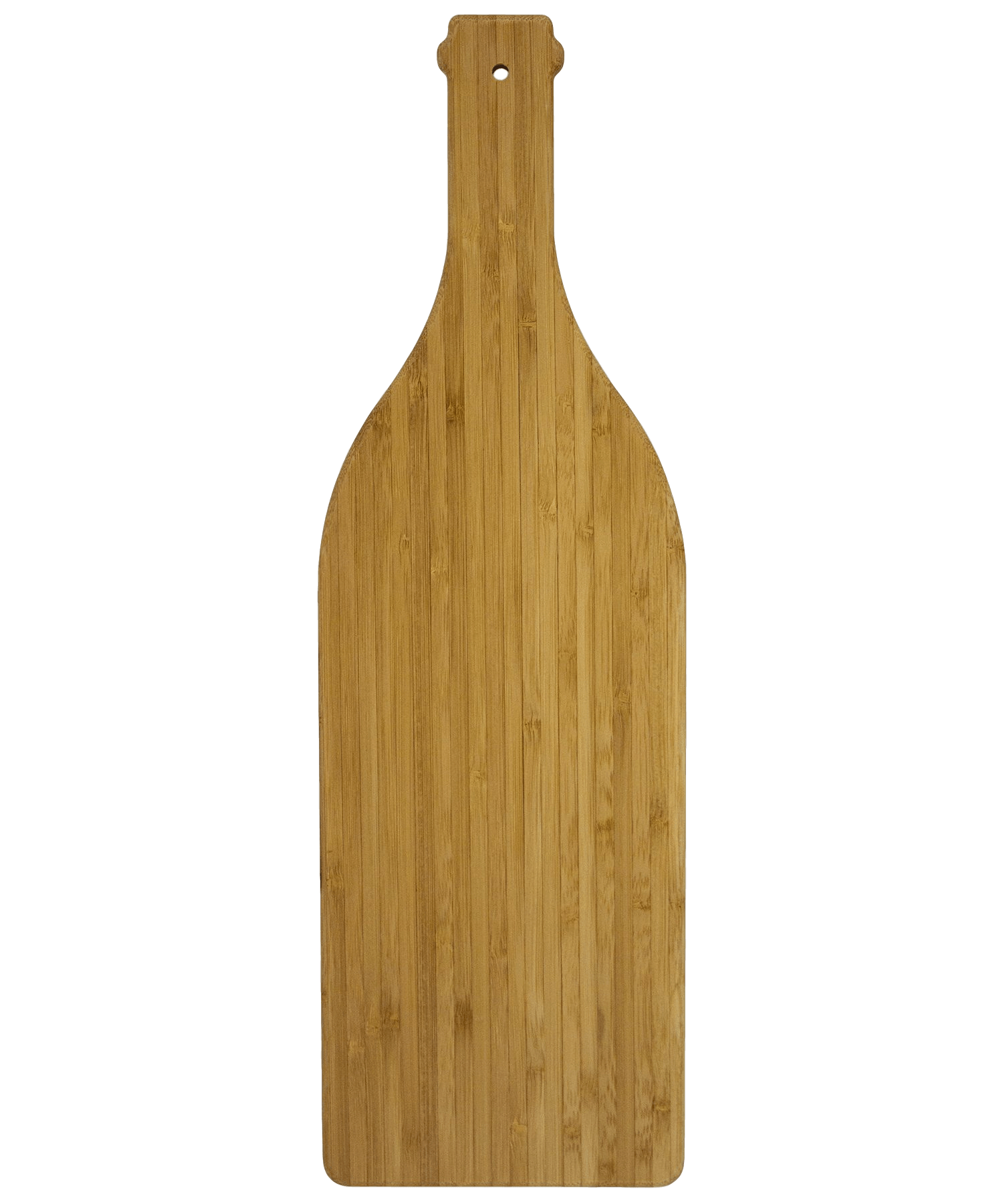 Wine Bottle Serving and Cutting Board - Bamboo