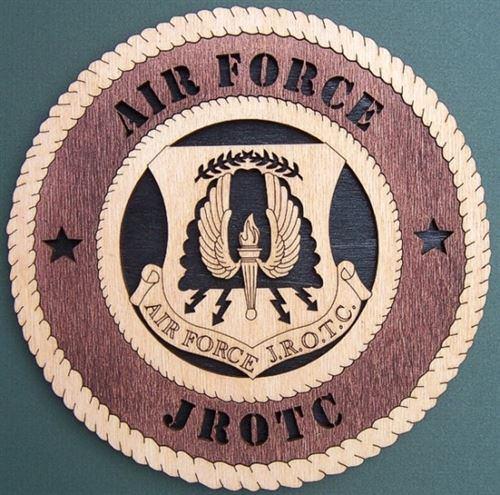 Laser Pics and Gifts: 12" AIR FORCE JROTC Military Plaque - Laser Pics & Gifts