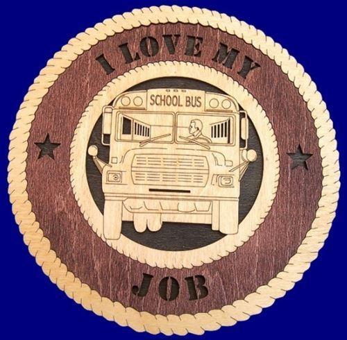 Laser Pics and Gifts: 12" BUS DRIVER MALE Plaque - Laser Pics & Gifts