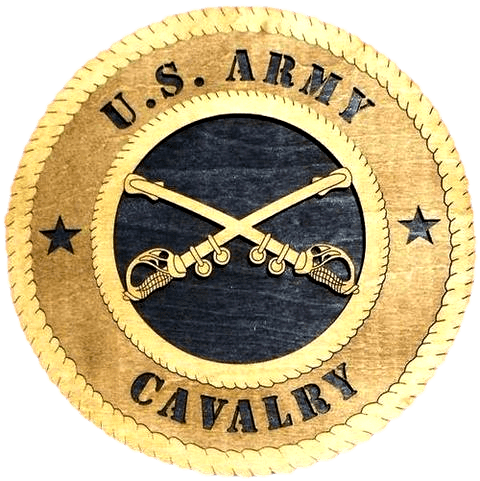 Laser Pics and Gifts: 12" CAVALRY Military Plaque - Laser Pics & Gifts