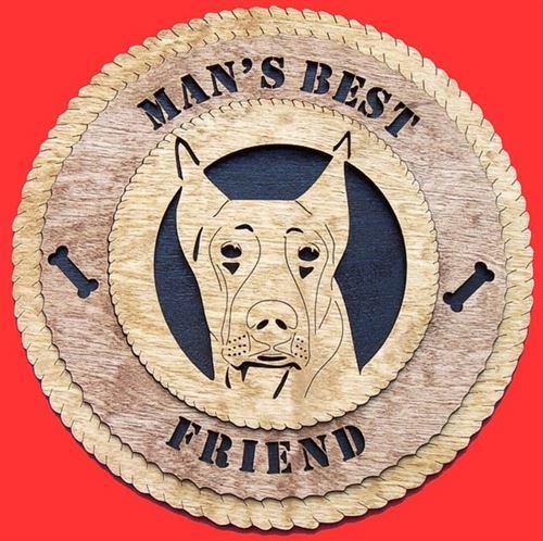 Laser Pics and Gifts: DOBERMAN CROPPED Dog Plaque - Laser Pics & Gifts