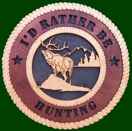 Laser Pics and Gifts: 12" ELK Plaque - Laser Pics & Gifts