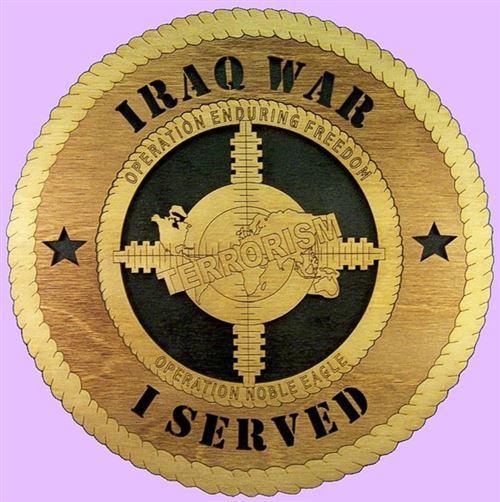 Laser Pics and Gifts: 12" ENDURING FREEDOM Military Plaque - Laser Pics & Gifts