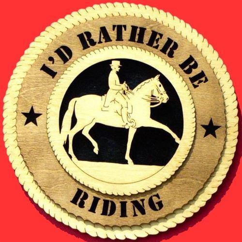 Laser Pics and Gifts: 12" ENGLISH HORSE RIDER Plaque - Laser Pics & Gifts