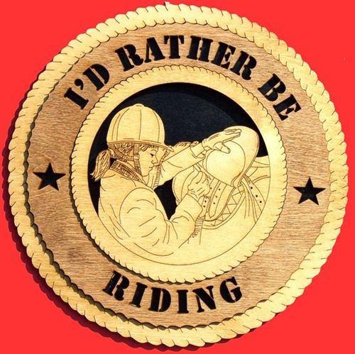 Laser Pics and Gifts: 12" ENGLISH SADDLE Plaque - Laser Pics & Gifts