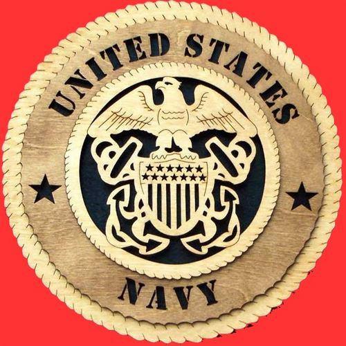Laser Pics and Gifts: 12" ENLISTED NAVY Military Plaque - Laser Pics & Gifts