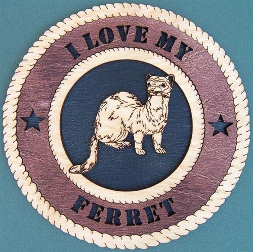 Laser Pics and Gifts: 12" FERRET Plaque - Laser Pics & Gifts