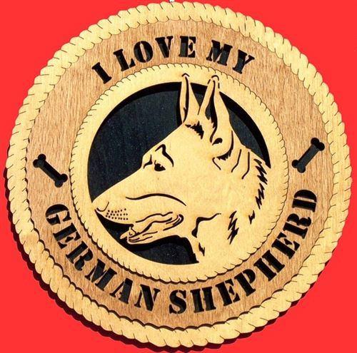 Laser Pics and Gifts: GERMAN SHEPHERD Dog Plaque - Laser Pics & Gifts