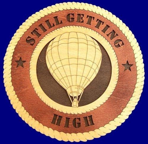 Laser Pics and Gifts: 12" HOT AIR BALLOON PILOT Professional Plaque - Laser Pics & Gifts