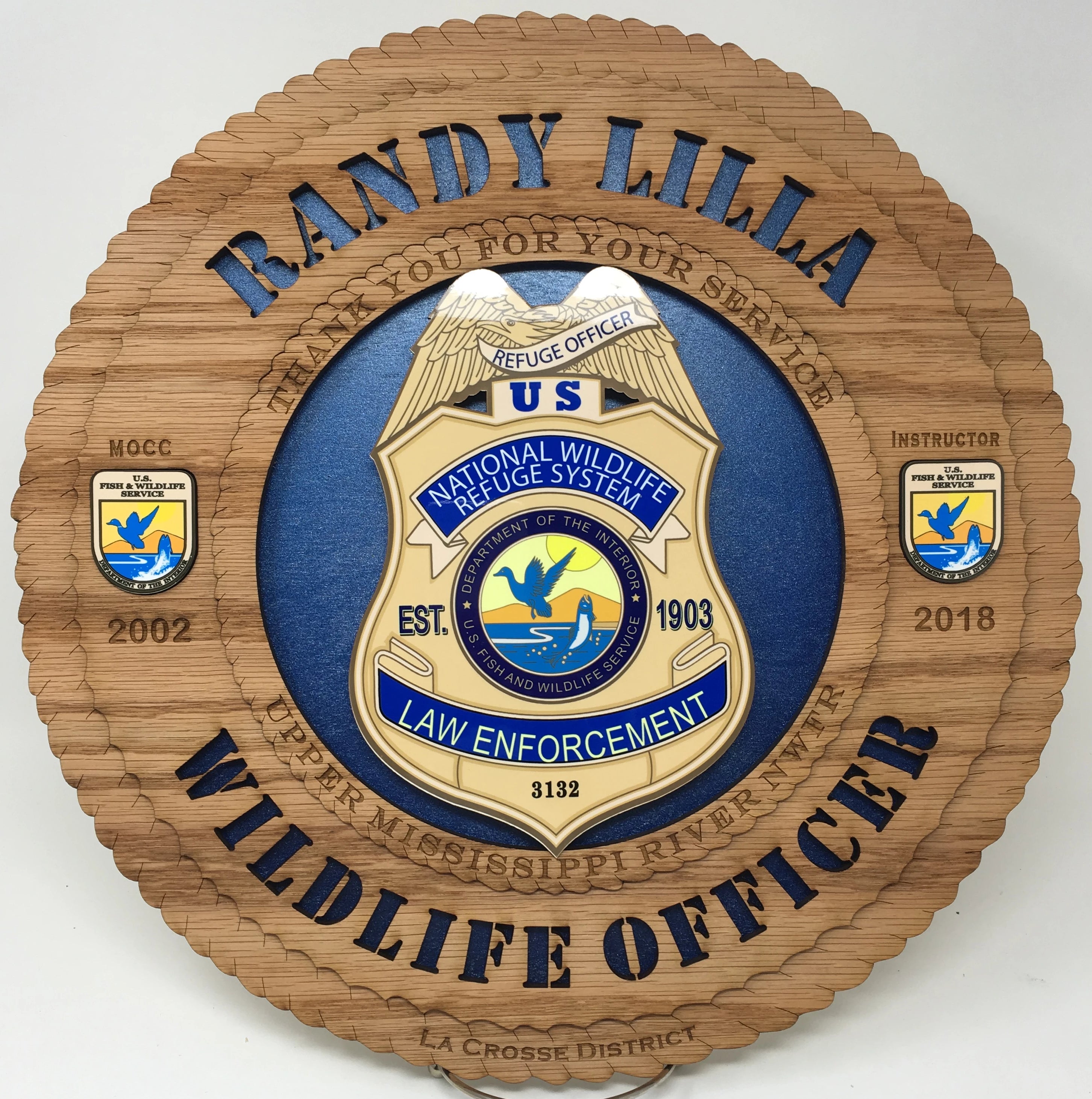 Custom Made Color Plaque