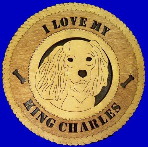 Laser Pics and Gifts: KING CHARLES SPANIEL Dog Plaque - Laser Pics & Gifts