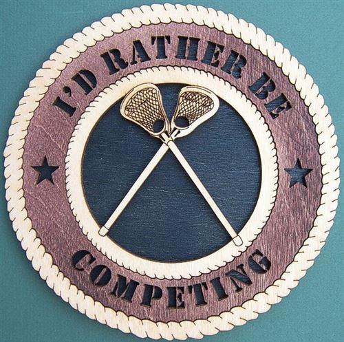 Laser Pics and Gifts: 12" LACROSSE STICKS Plaque - Laser Pics & Gifts