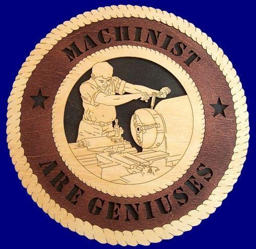 Laser Pics and Gifts: MACHINIST Professional Plaque - Laser Pics & Gifts