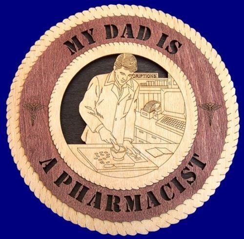 Laser Pics and Gifts: 12" PHARMACIST MALE Professional Plaque - Laser Pics & Gifts