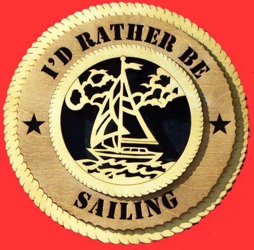 Laser Pics and Gifts: 12" SAILING Plaque - Laser Pics & Gifts