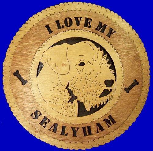 Laser Pics and Gifts: 12" SEALYHAM Dog Plaque - Laser Pics & Gifts