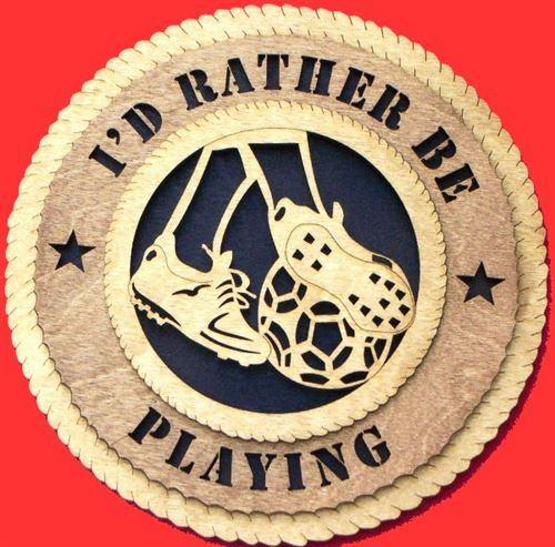 Laser Pics and Gifts: 12" SOCCER Plaque - Laser Pics & Gifts