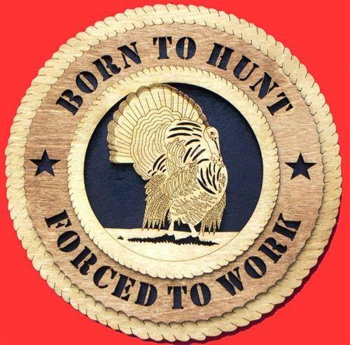 Laser Pics and Gifts: 12" TURKEY Plaque - Laser Pics & Gifts