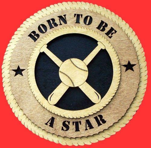 Laser Pics and Gifts: 12" TWIN BATS Plaque - Laser Pics & Gifts