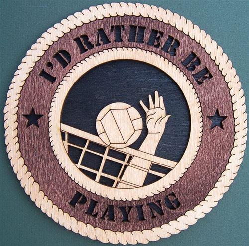 Laser Pics and Gifts: 12" VOLLEYBALL Plaque - Laser Pics & Gifts