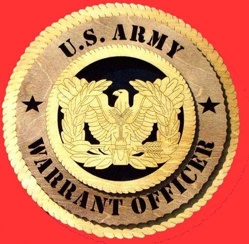Laser Pics and Gifts: 12" WARRANT OFFICER Military Plaque - Laser Pics & Gifts
