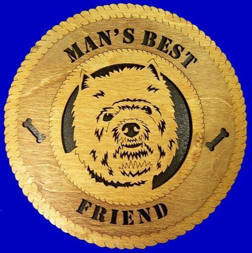 Laser Pics and Gifts: 12" WEST HIGHLAND Dog Plaque - Laser Pics & Gifts