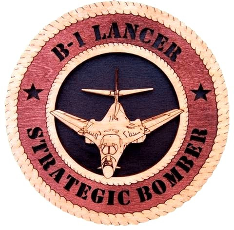 Laser Pics and Gifts: 12" B-1 BOMBER Plaque - Laser Pics & Gifts