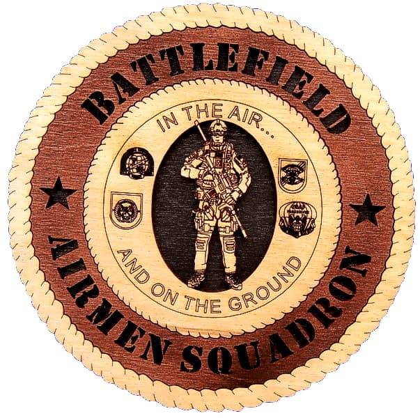 Laser Pics and Gifts: 12" BATTLEFIELD AIRMEN Plaque - Laser Pics & Gifts