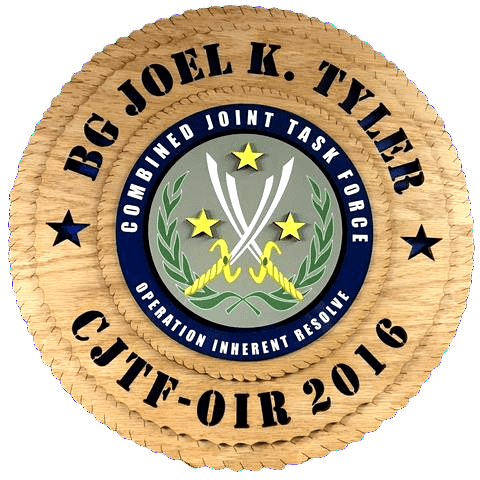 Laser Pics and Gifts: CJTF Combined Joint Task Force Plaque - Laser Pics & Gifts