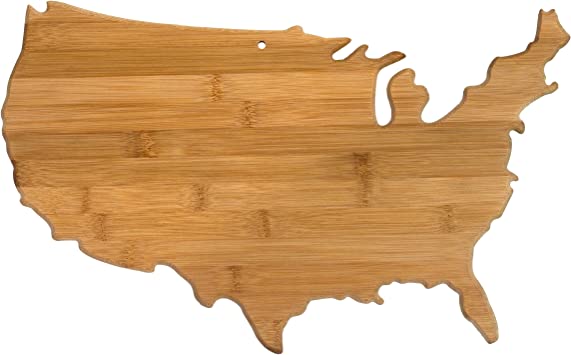 USA Serving and Cutting Board - Bamboo