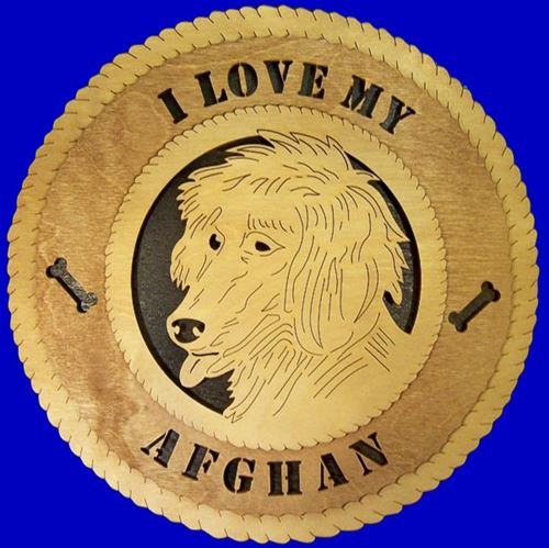 Laser Pics and Gifts: AFGHAN, Dog Plaque - Laser Pics & Gifts