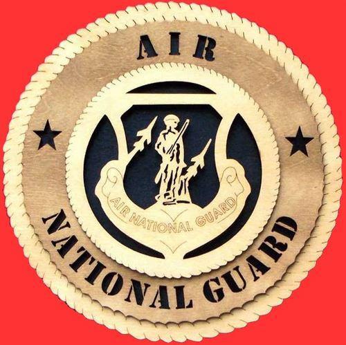 Laser Pics and Gifts: 12" AIR NATIONAL GUARD Military Plaque - Laser Pics & Gifts