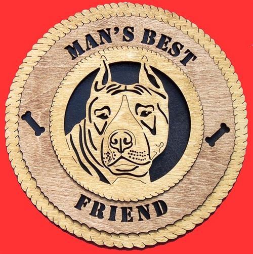Laser Pics and Gifts: AMERICAN STAFFORDSHIRE Dog Plaque - Laser Pics & Gifts