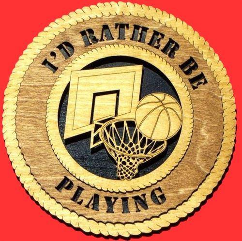 Laser Pics and Gifts: 12" BASKETBALL Plaque - Laser Pics & Gifts
