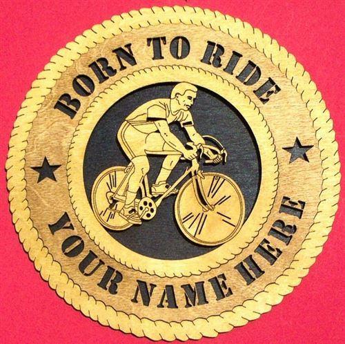 Laser Pics and Gifts: 12" BIKE RIDER Plaque - Laser Pics & Gifts