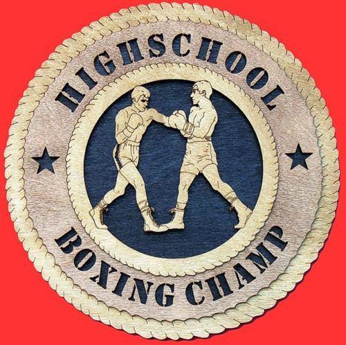 Laser Pics and Gifts: 12" BOXING Plaque - Laser Pics & Gifts