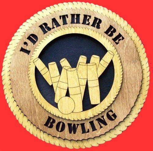 Laser Pics and Gifts: 12" CANDLEPIN BOWLING Plaque - Laser Pics & Gifts
