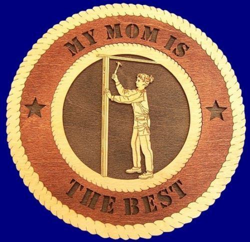 Laser Pics and Gifts: 12" CARPENTER FEMALE Professional Plaque - Laser Pics & Gifts