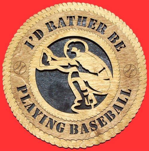 Laser Pics and Gifts: 12" CATCHER Plaque - Laser Pics & Gifts
