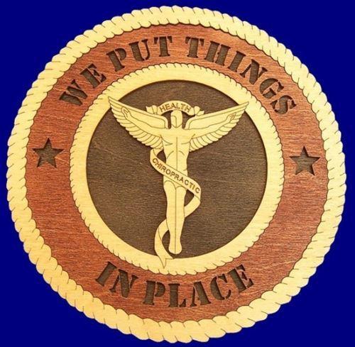 Laser Pics and Gifts: 12" CHIROPRACTIC Professional Plaque - Laser Pics & Gifts