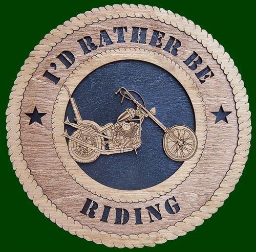Laser Pics and Gifts: 12" CHOPPER Plaque - Laser Pics & Gifts