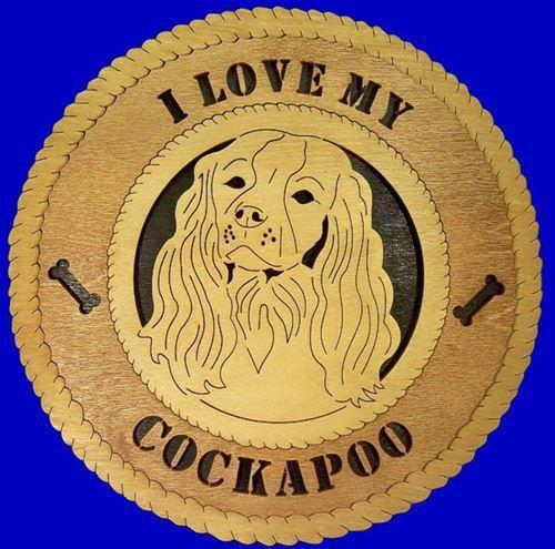 Laser Pics and Gifts: COCKAPOO Dog Plaque - Laser Pics & Gifts