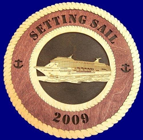 Laser Pics and Gifts: 12" CRUISE SHIP Professional Plaque - Laser Pics & Gifts