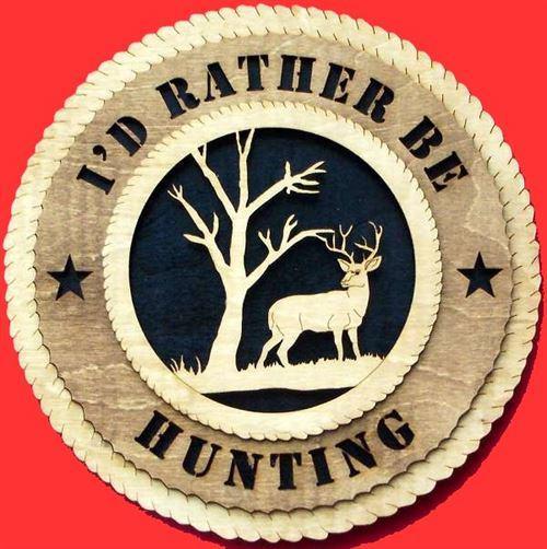 Laser Pics and Gifts: 12" DEER Plaque - Laser Pics & Gifts